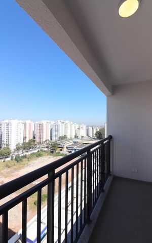 Apartamento para alugar com 76m², 3 quartos e 2 vagasSacada da Sala 