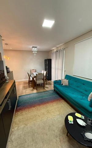 Apartamento à venda com 72m², 3 quartos e 2 vagas Apartamento à venda com 72m², 3 quartos e 2 vagasSala