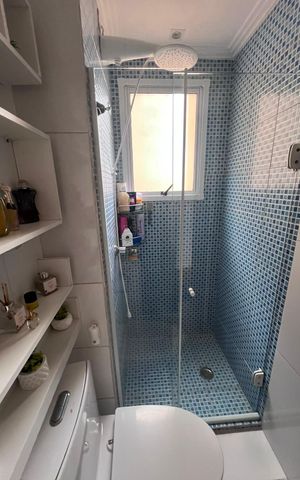 Apartamento à venda com 42m², 2 quartos e 1 vaga Apartamento à venda com 42m², 2 quartos e 1 vagaBanheiro
