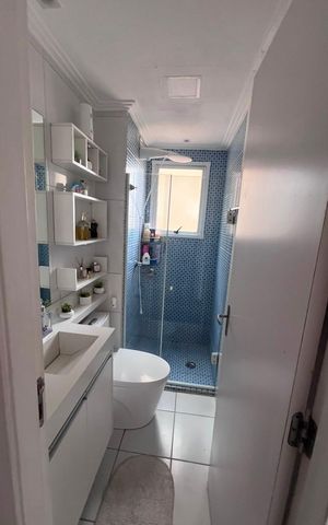 Apartamento à venda com 42m², 2 quartos e 1 vaga Apartamento à venda com 42m², 2 quartos e 1 vagaBanheiro