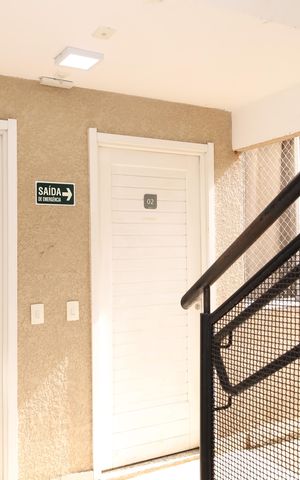 Apartamento para alugar com 38m², 2 quartos e 1 vagaÁrea comum - Saguão do prédio