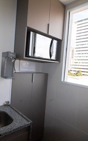 Apartamento à venda com 55m², 2 quartos e 1 vaga Apartamento à venda com 55m², 2 quartos e 1 vagaCozinha/Área de serviço