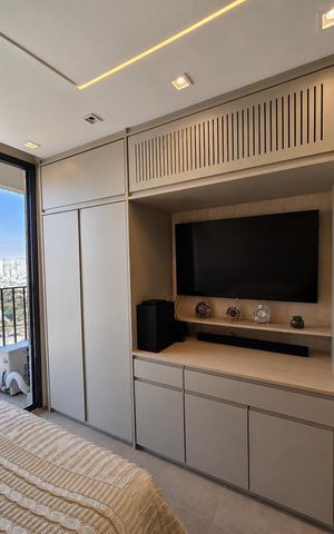 Apartamento à venda com 25m², 1 quarto e sem vaga Apartamento à venda com 25m², 1 quarto e sem vagaSala/Quarto