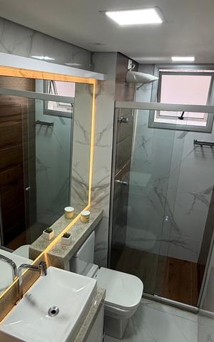 Apartamento à venda com 87m², 3 quartos e 1 vaga Apartamento à venda com 87m², 3 quartos e 1 vagaBanheiro
