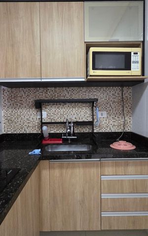 Studio para alugar com 40m², 1 quarto e 1 vaga Studio para alugar com 40m², 1 quarto e 1 vagaCozinha
