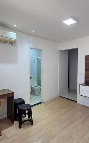Studio para alugar com 40m², 1 quarto e 1 vaga Studio para alugar com 40m², 1 quarto e 1 vagaSala