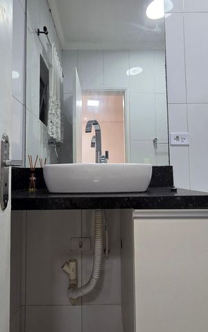 Studio para alugar com 40m², 1 quarto e 1 vaga Studio para alugar com 40m², 1 quarto e 1 vagaBanheiro