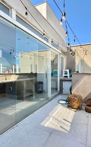 Apartamento para alugar com 220m², 3 quartos e 2 vagas Apartamento para alugar com 220m², 3 quartos e 2 vagasVaranda da Área gourmet