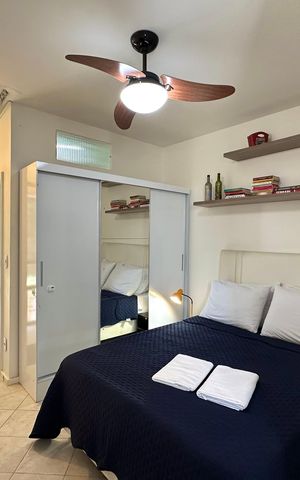 Apartamento para alugar com 40m², 1 quarto e 1 vaga