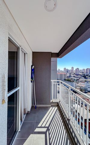 Apartamento à venda com 49m², 2 quartos e 1 vagaVaranda