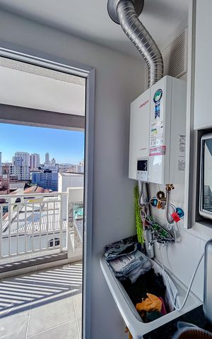 Apartamento à venda com 49m², 2 quartos e 1 vagaCozinha e Área de Serviço