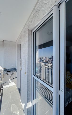 Apartamento à venda com 49m², 2 quartos e 1 vagaVaranda