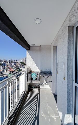 Apartamento à venda com 49m², 2 quartos e 1 vagaVaranda