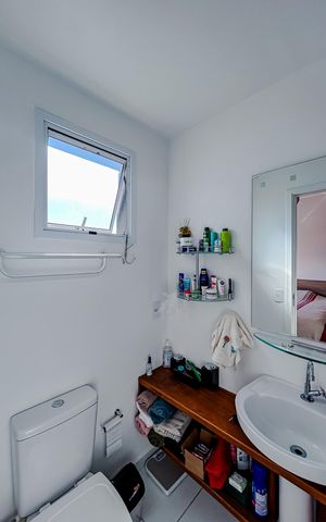 Apartamento à venda com 49m², 2 quartos e 1 vagaBanheiro da Suíte