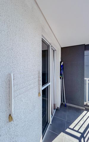 Apartamento à venda com 49m², 2 quartos e 1 vagaVaranda