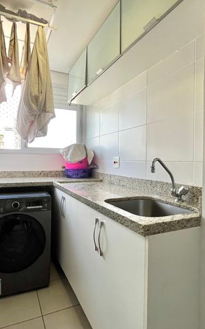 Apartamento para alugar com 97m², 3 quartos e 2 vagas Apartamento para alugar com 97m², 3 quartos e 2 vagasÁrea de Serviço