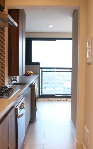 Apartamento para alugar com 65m², 2 quartos e 2 vagasCozinha e Área de Serviço