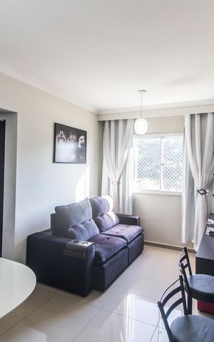 Apartamento à venda com 51m², 2 quartos e 1 vaga Apartamento à venda com 51m², 2 quartos e 1 vagaSala