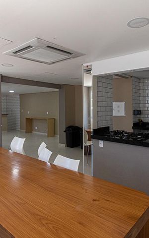 Apartamento para alugar com 63m², 2 quartos e 1 vaga Apartamento para alugar com 63m², 2 quartos e 1 vagasalão de festas_3