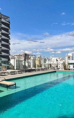 Studio à venda com 31m², 1 quarto e 1 vagaPiscina