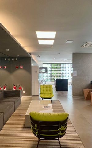 Studio à venda com 31m², 1 quarto e 1 vagaLavanderia