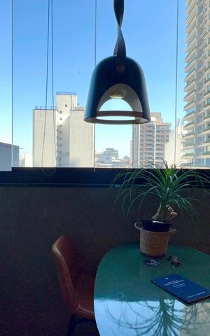 Studio à venda com 31m², 1 quarto e 1 vagaVaranda