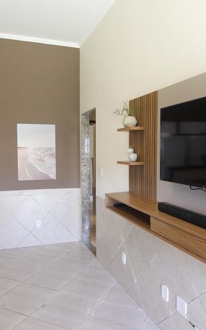 Casa de condomínio para alugar com 66m², 2 quartos e 1 vagaSala
