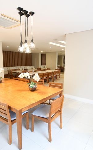 Apartamento para alugar com 109m², 2 quartos e 2 vagasÁrea comum - Salão de festas