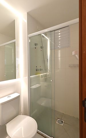 Apartamento à venda com 45m², 2 quartos e 1 vagaBanheiro 