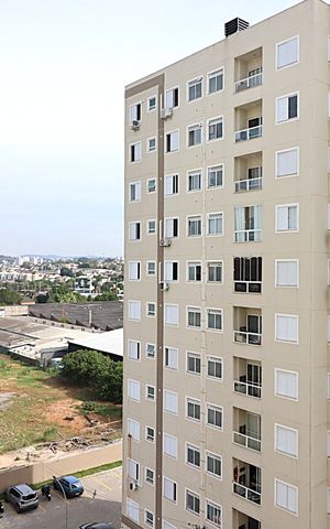 Apartamento à venda com 45m², 2 quartos e 1 vagaVista da sacada