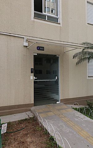 Apartamento à venda com 45m², 2 quartos e 1 vagaÁrea comum - Entrada do prédio