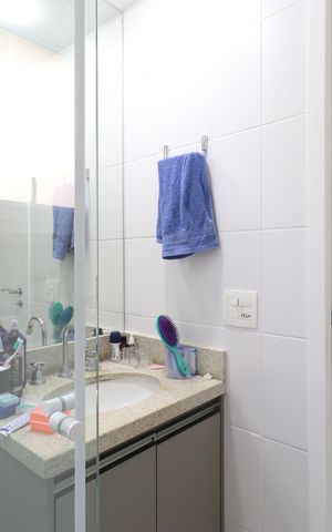 Apartamento à venda com 70m², 3 quartos e 2 vagasBanheiro da Suíte