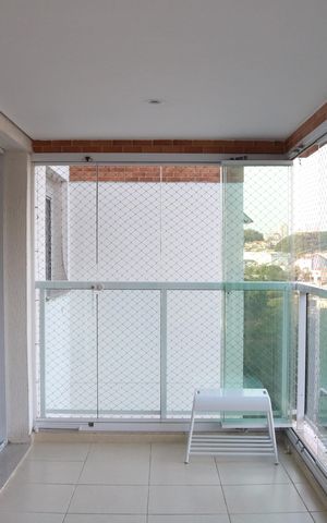 Apartamento à venda com 130m², 3 quartos e 2 vagasVaranda da sala