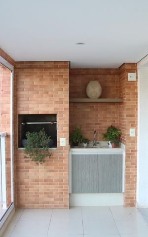 Apartamento à venda com 130m², 3 quartos e 2 vagasVaranda da sala