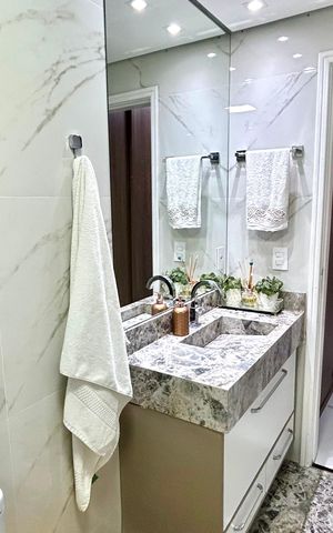 Apartamento à venda com 115m², 2 quartos e 1 vaga Apartamento à venda com 115m², 2 quartos e 1 vagaBanheiro 1
