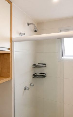 Apartamento para alugar com 43m², 1 quarto e 1 vaga Apartamento para alugar com 43m², 1 quarto e 1 vagaBanheiro