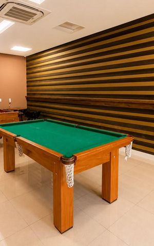 Apartamento para alugar com 43m², 1 quarto e 1 vaga Apartamento para alugar com 43m², 1 quarto e 1 vagaSalão de Jogos