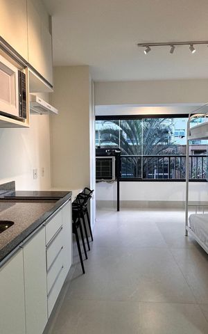 Apartamento para alugar com 25m², 1 quarto e sem vaga