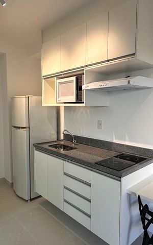 Apartamento para alugar com 25m², 1 quarto e sem vaga