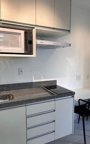 Apartamento para alugar com 25m², 1 quarto e sem vaga