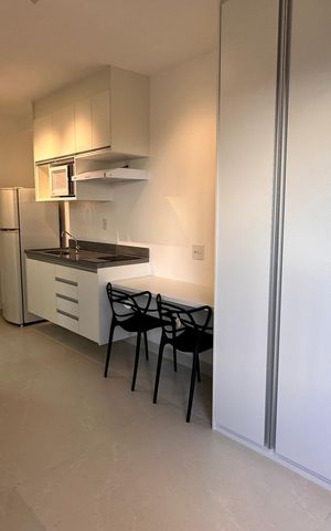 Apartamento para alugar com 25m², 1 quarto e sem vaga