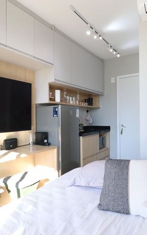 Studio para alugar com 17m², 1 quarto e sem vagaQuarto/cozinha 