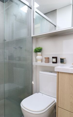Studio para alugar com 17m², 1 quarto e sem vagaBanheiro 