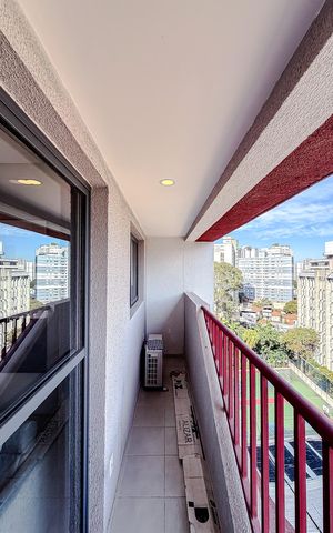 Studio para alugar com 33m², 1 quarto e sem vaga Studio para alugar com 33m², 1 quarto e sem vagaVaranda da Sala