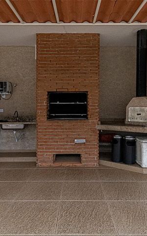Apartamento à venda com 46m², 2 quartos e 1 vaga Apartamento à venda com 46m², 2 quartos e 1 vagachurrasqueira_2