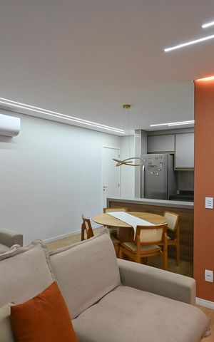 Apartamento à venda com 74m², 2 quartos e 2 vagasSala