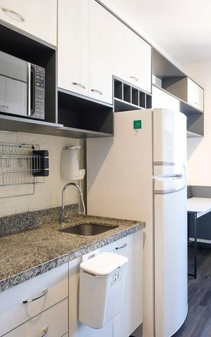Studio para alugar com 21m², 1 quarto e sem vagaKitnet