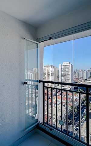 Apartamento para alugar com 34m², 1 quarto e 1 vagaVaranda
