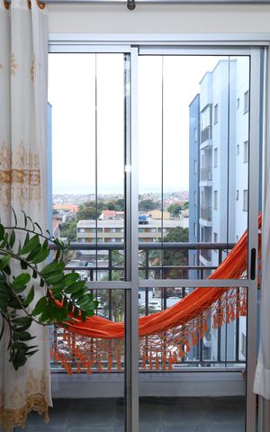 Apartamento à venda com 47m², 2 quartos e 1 vagaVaranda