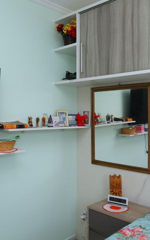 Apartamento à venda com 47m², 2 quartos e 1 vagaQuarto 2